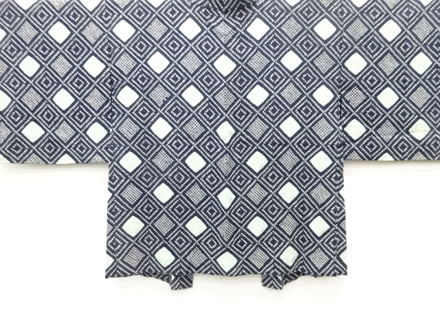 本総絞り　菱尽くし模様　羽織